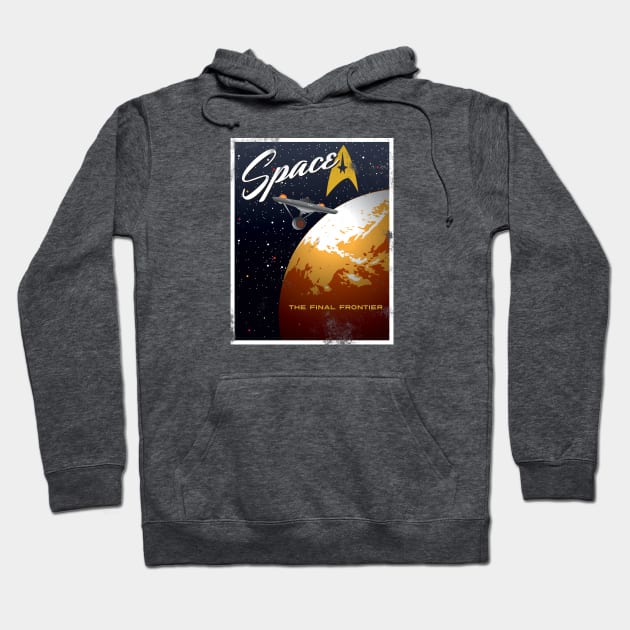 Star Trek - Space The Final Frontier T-Shirt Hoodie by Solo77
